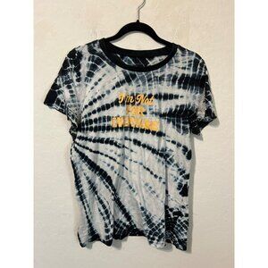 Torrid Sz 0 (US L 12) Black White Tie Dye I'm Not For Everyone Tee Shirt T